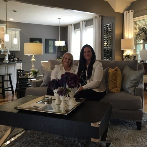 Elizabeth Yeager Cross (left) and Dixie Pack. "I especially love that I am invited into people's most private spaces and get to help them love their rooms even more," says Yeager Cross
